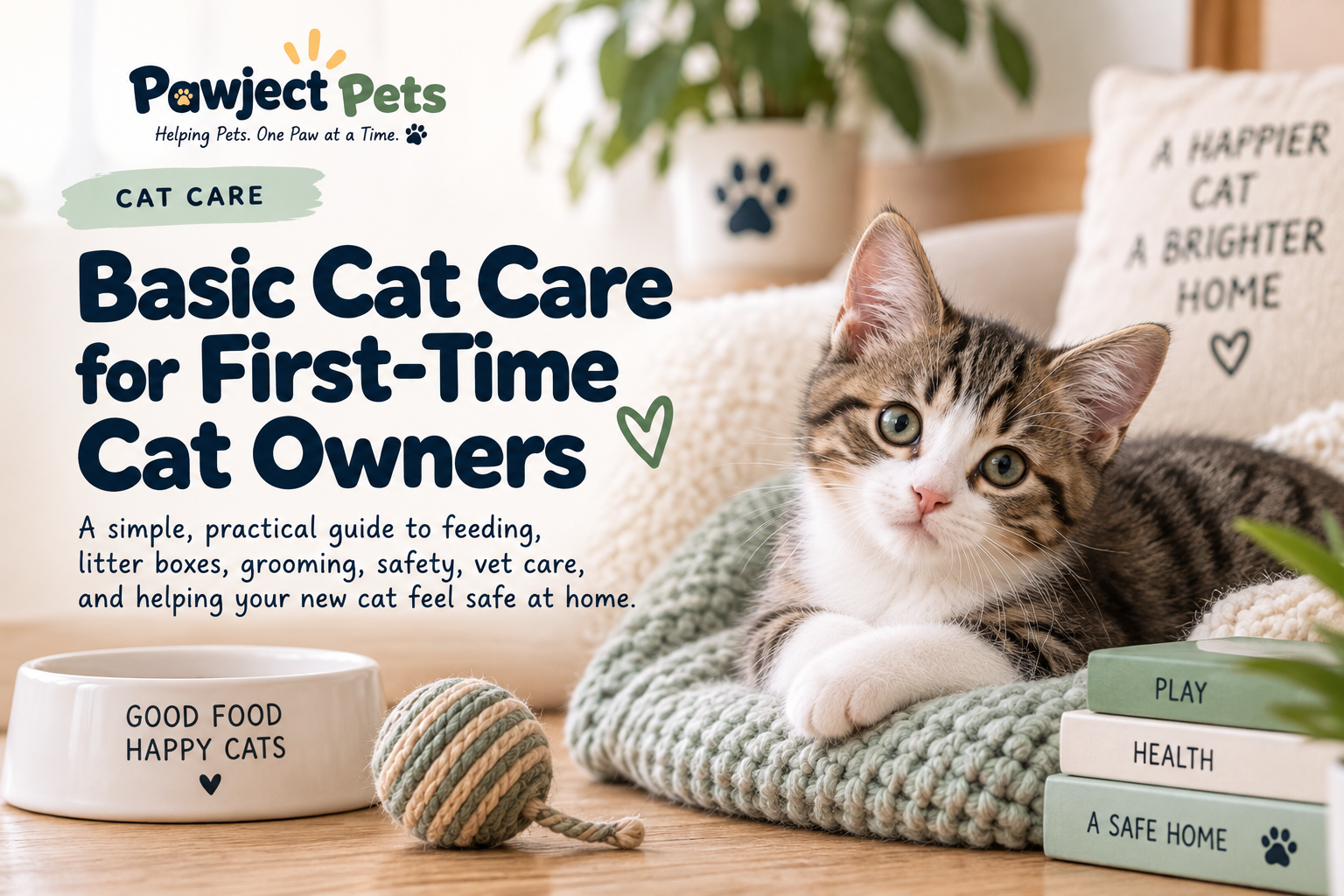 Basic Cat Care for First-Time Cat Owners